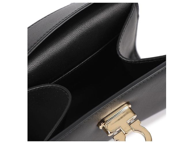 Salvatore Ferragamo Logo Mini Schultertasche NERO Schwarz - Ansicht 8