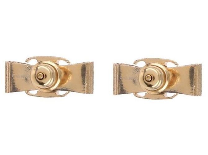 Orecchini a fiocco Salvatore Ferragamo oro D'oro - vista 6