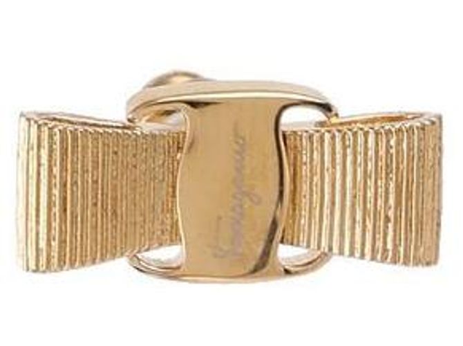 Orecchini a fiocco Salvatore Ferragamo oro D'oro - vista 7