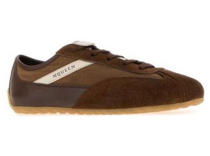 Baskets Alexander McQueen WIAKI Marron Cuir - vue 5