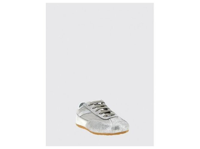 Alexander McQueen WIAKE Sneaker Silber Leder - Ansicht 5