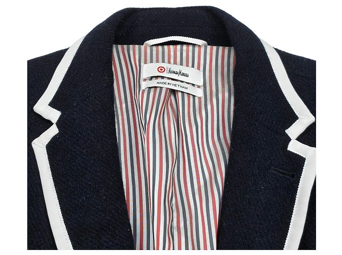 Thom Browne Blazer Jacke Navy Wolle Blau - Ansicht 5