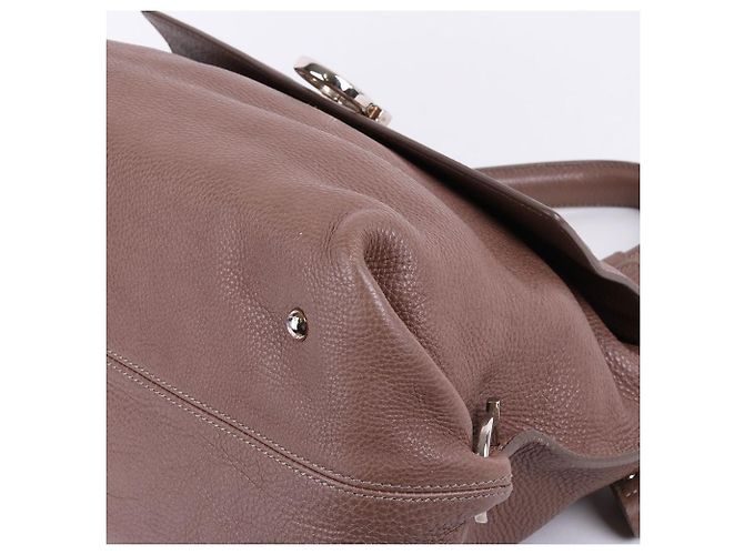 Salvatore Ferragamo Borsa a spalla Sofia Brown Medium Marrone - vista 9