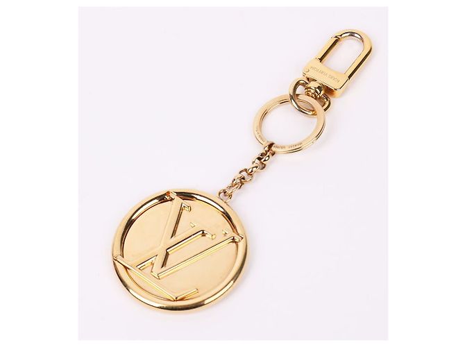 Louis Vuitton Portachiavi charm per borsa placcato oro D'oro - vista 2