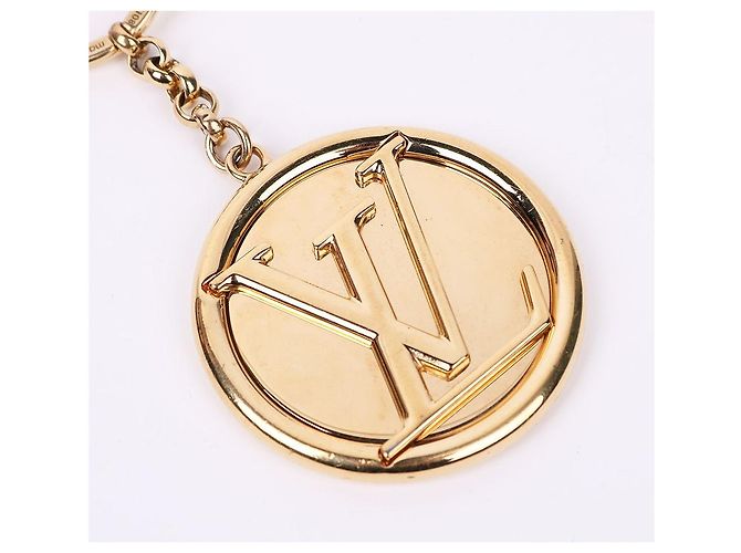 Louis Vuitton Portachiavi charm per borsa placcato oro D'oro - vista 4