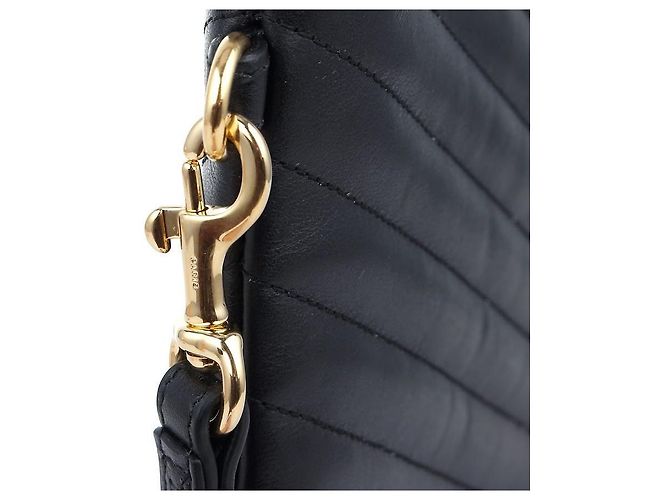 Saint Laurent Portadocumenti Monogram in Matelassé da donna Nero - vista 8