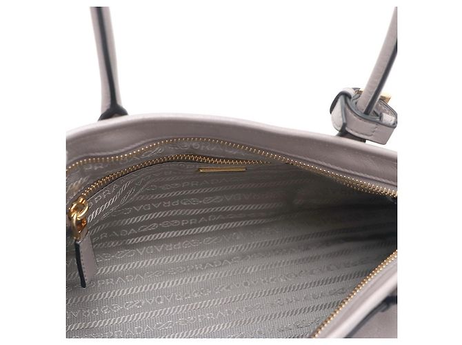 Prada Borsa Tote e Borsa a Tracolla Bonny Medium Marrone - vista 17