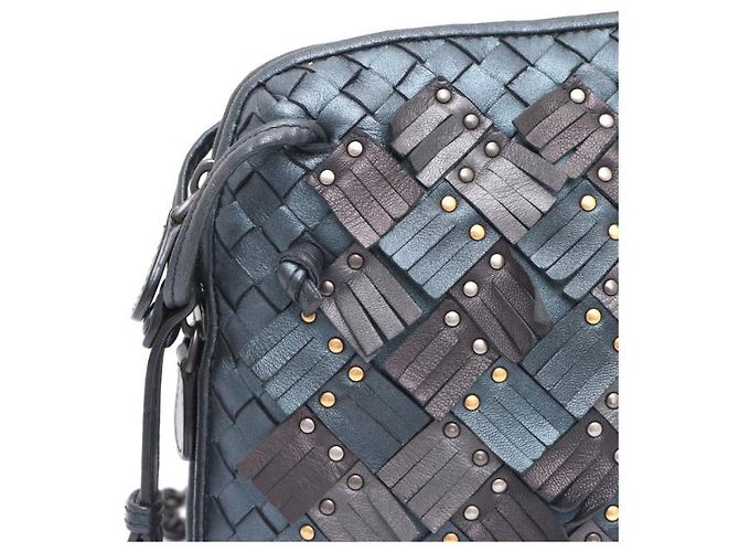 Bottega Veneta Borsa a spalla e borsa a tracolla Intrecciato Blu - vista 12