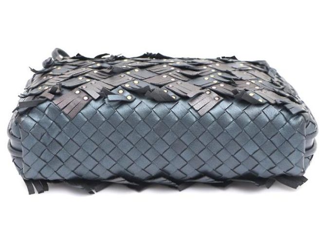 Bottega Veneta Borsa a spalla e borsa a tracolla Intrecciato Blu - vista 14