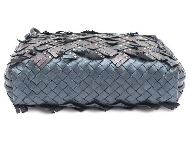 Bottega Veneta Borsa a spalla e borsa a tracolla Intrecciato Blu - vista 6