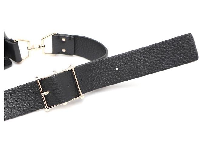 Valentino Borsa Hobo Crossbody Rockstud in pelle Medium Garavani Nero - vista 14