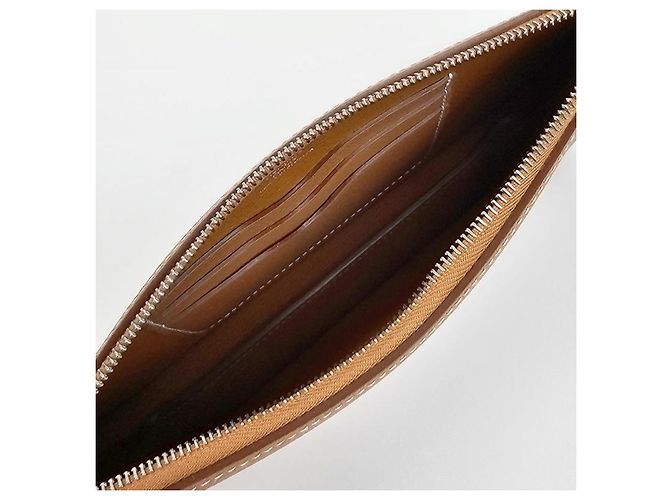 Hermès Pouch Chantal To Go Evercolor Palladium Hardware Gold D'oro - vista 12