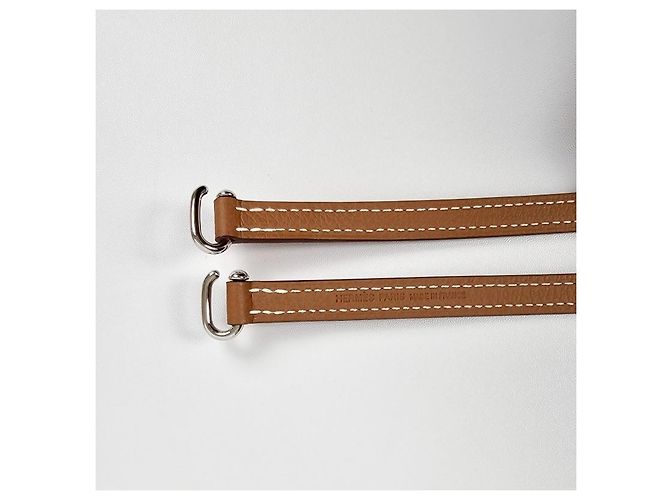 Hermès Pouch Chantal To Go Evercolor Palladium Hardware Gold D'oro - vista 16