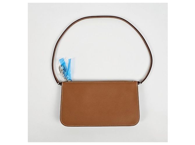 Hermès Pouch Chantal To Go Evercolor Palladium Hardware Gold D'oro - vista 8