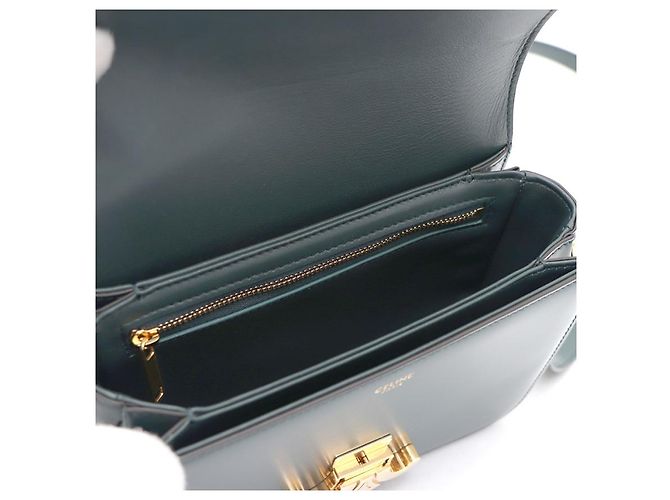 Céline Borsa a spalla e borsa a tracolla Triomphe Verde - vista 15