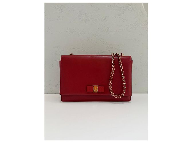 Salvatore Ferragamo Borsa a tracolla Loose Calf Bar Gold Multicolore - vista 2