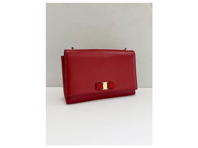 Salvatore Ferragamo Borsa a tracolla Loose Calf Bar Gold Multicolore - vista 3