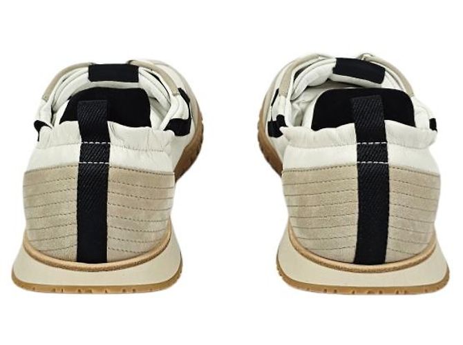 Hermès Jet Sneakers da Uomo Beige Noir Marrone - vista 11