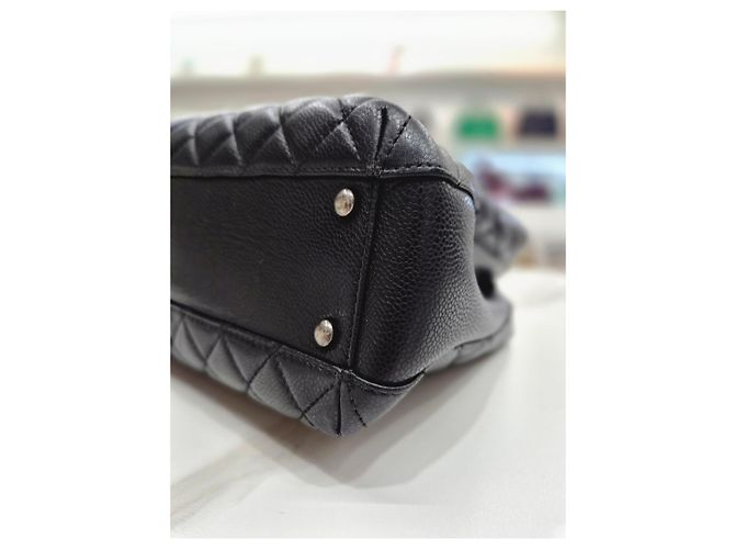 Chanel Borsa a spalla Large Timeless CC Caviar Nero - vista 15