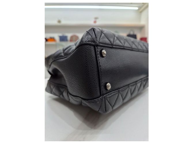 Chanel Borsa a spalla Large Timeless CC Caviar Nero - vista 16