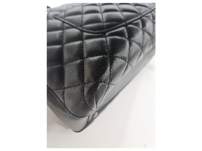 Chanel Borsa a spalla Large Timeless CC Caviar Nero - vista 18