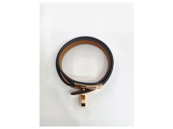 Hermès Bracciale Kelly Double Tour Small Incisione Nero - vista 11