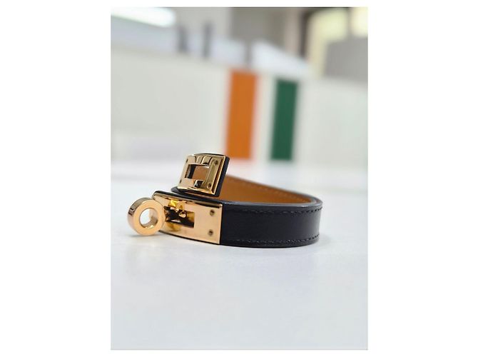 Hermès Bracciale Kelly Double Tour Small Incisione Nero - vista 4