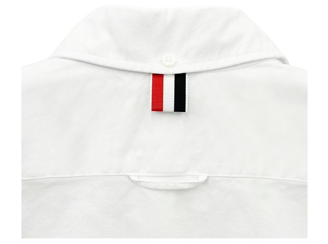 Thom Browne Camisa Hidden Oxford para mujer Blanco - vista 10