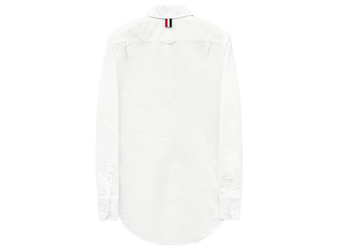 Thom Browne Camisa Hidden Oxford para mujer Blanco - vista 7