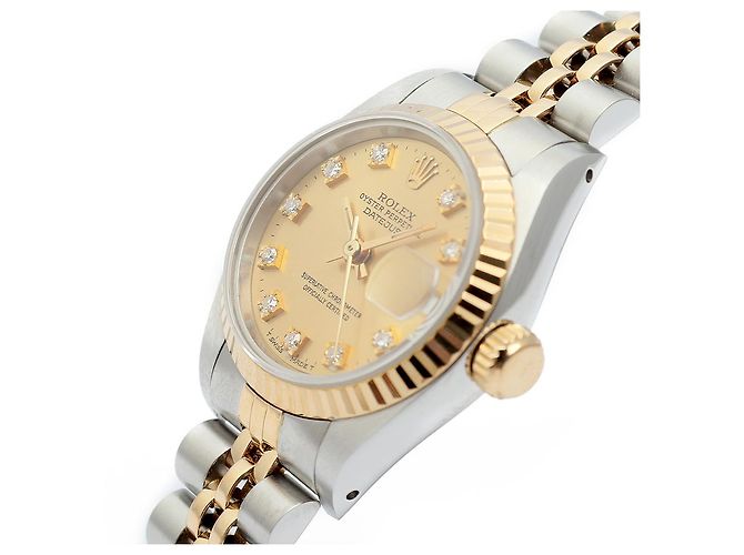 Rolex Reloj Combo para Mujer Datejust After Diamond Ten Point Dorado - vista 10