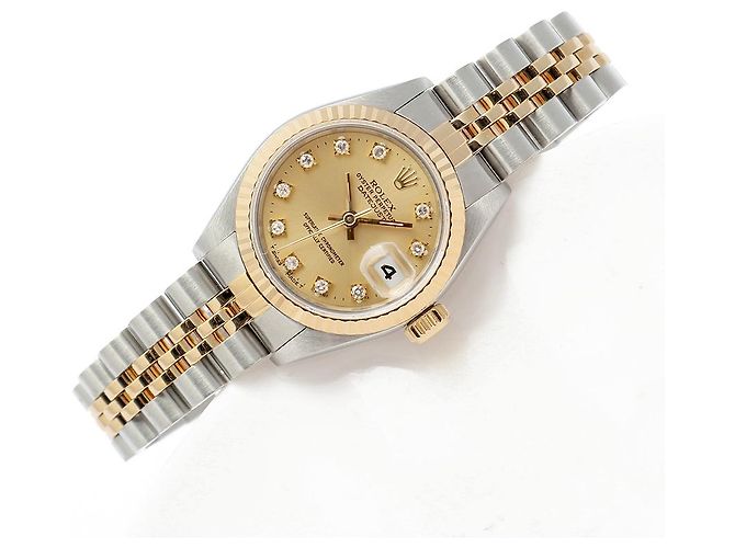 Rolex Reloj Combo para Mujer Datejust After Diamond Ten Point Dorado - vista 21