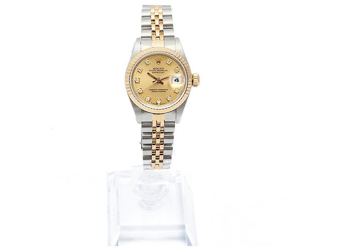 Rolex Reloj Combo para Mujer Datejust After Diamond Ten Point Dorado - vista 3