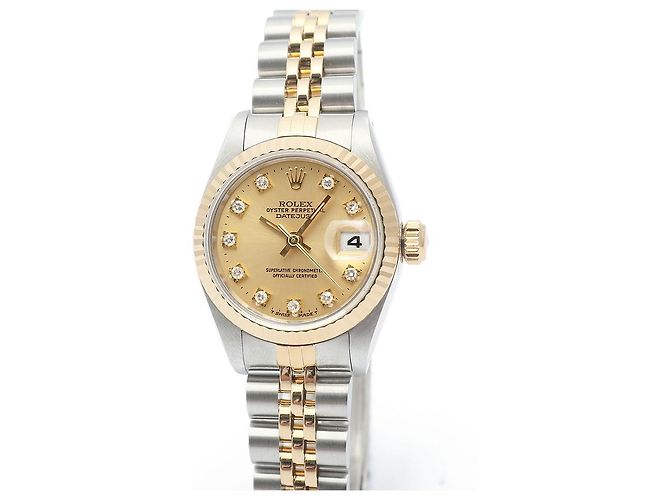Rolex Reloj Combo para Mujer Datejust After Diamond Ten Point Dorado - vista 8