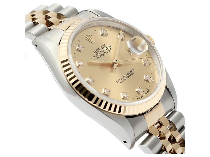 Rolex Orologio Combo Uomo Datejust After Diamond Modello D'oro - vista 10