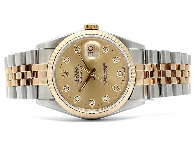 Rolex Orologio Combo Uomo Datejust After Diamond Modello D'oro - vista 16
