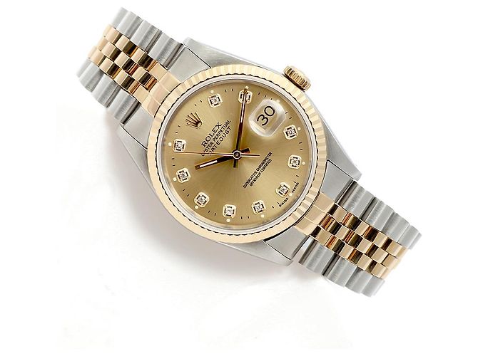 Rolex Orologio Combo Uomo Datejust After Diamond Modello D'oro - vista 19