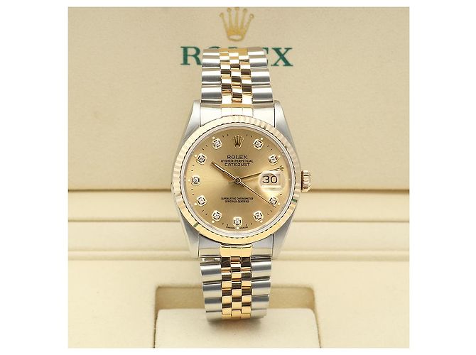 Rolex Orologio Combo Uomo Datejust After Diamond Modello D'oro - vista 2