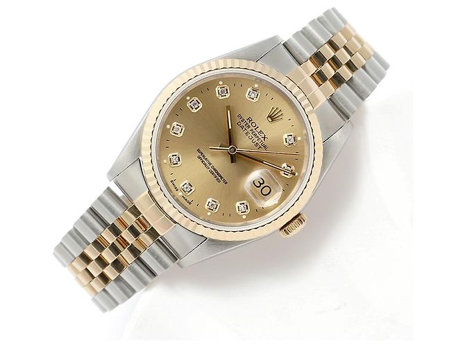 Rolex Orologio Combo Uomo Datejust After Diamond Modello D'oro - vista 20