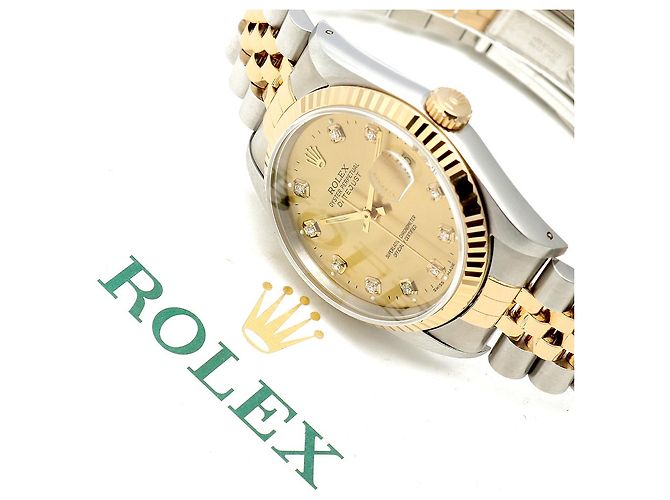 Rolex Orologio Combo Uomo Datejust After Diamond Modello D'oro - vista 21