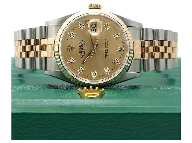 Rolex Orologio Combo Uomo Datejust After Diamond Modello D'oro - vista 22
