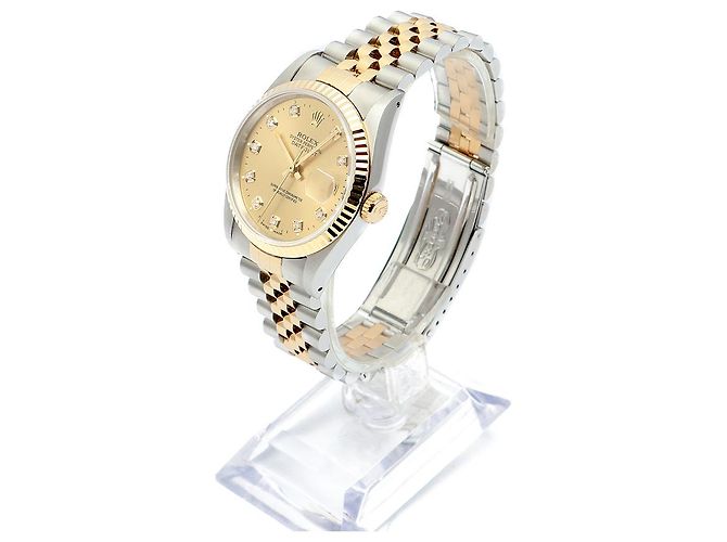 Rolex Orologio Combo Uomo Datejust After Diamond Modello D'oro - vista 4