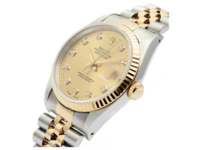 Rolex Orologio Combo Uomo Datejust After Diamond Modello D'oro - vista 9