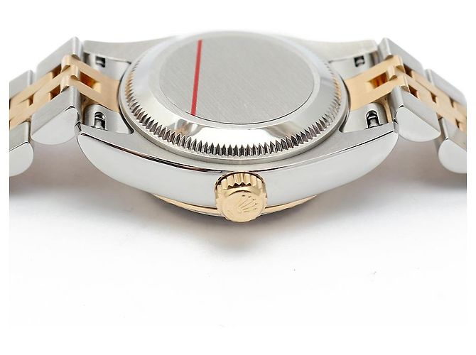 Rolex Orologio Combi Datejust da donna con decorazione in madreperla MOP e numeri romani Rosa - vista 13