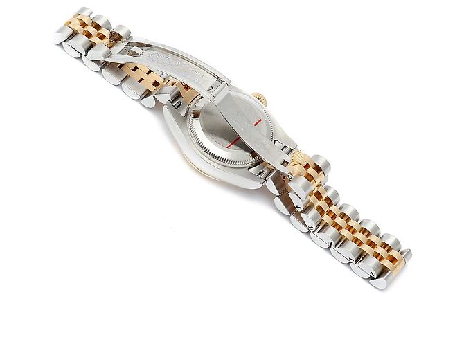 Rolex Orologio Combi Datejust da donna con decorazione in madreperla MOP e numeri romani Rosa - vista 17