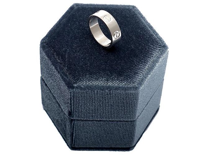Cartier Love Ring Classic Weißgold Größe Damenring - Ansicht 11