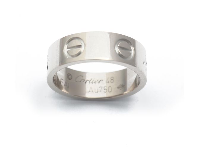 Cartier Love Ring Classic Weißgold Größe Damenring - Ansicht 3