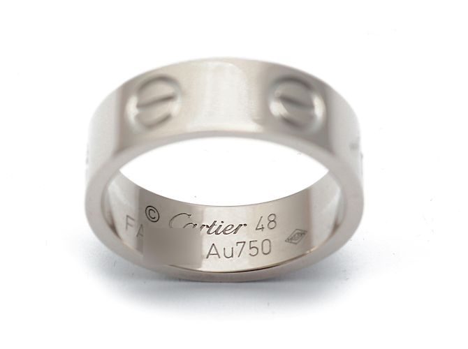 Cartier Love Ring Classic Weißgold Größe Damenring - Ansicht 4
