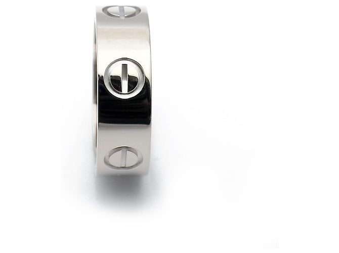 Cartier Love Ring Classic Weißgold Größe Damenring - Ansicht 5