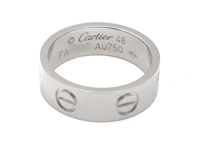 Cartier Love Ring Classic Weißgold Größe Damenring - Ansicht 7