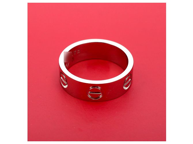 Cartier Love Ring Classic Weißgold Größe Damenring - Ansicht 8